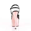 Pleaser - ADORE709 KnöchelriemenSandale, Poledance Schuhe - Pole dance schuhe - Schwarz/Rosa Product image